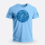 T-Shirt: Fediverse, Farbkombination Stoff/Druck: sky blue / royal blue