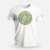 T-Shirt: Fediverse, Farbkombination Stoff/Druck: off white / olive