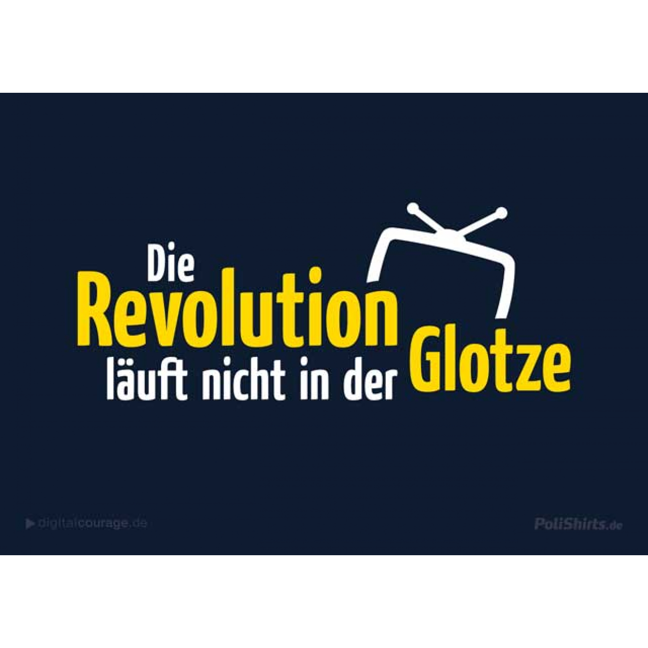 Postkarte RevolutionGlotze
