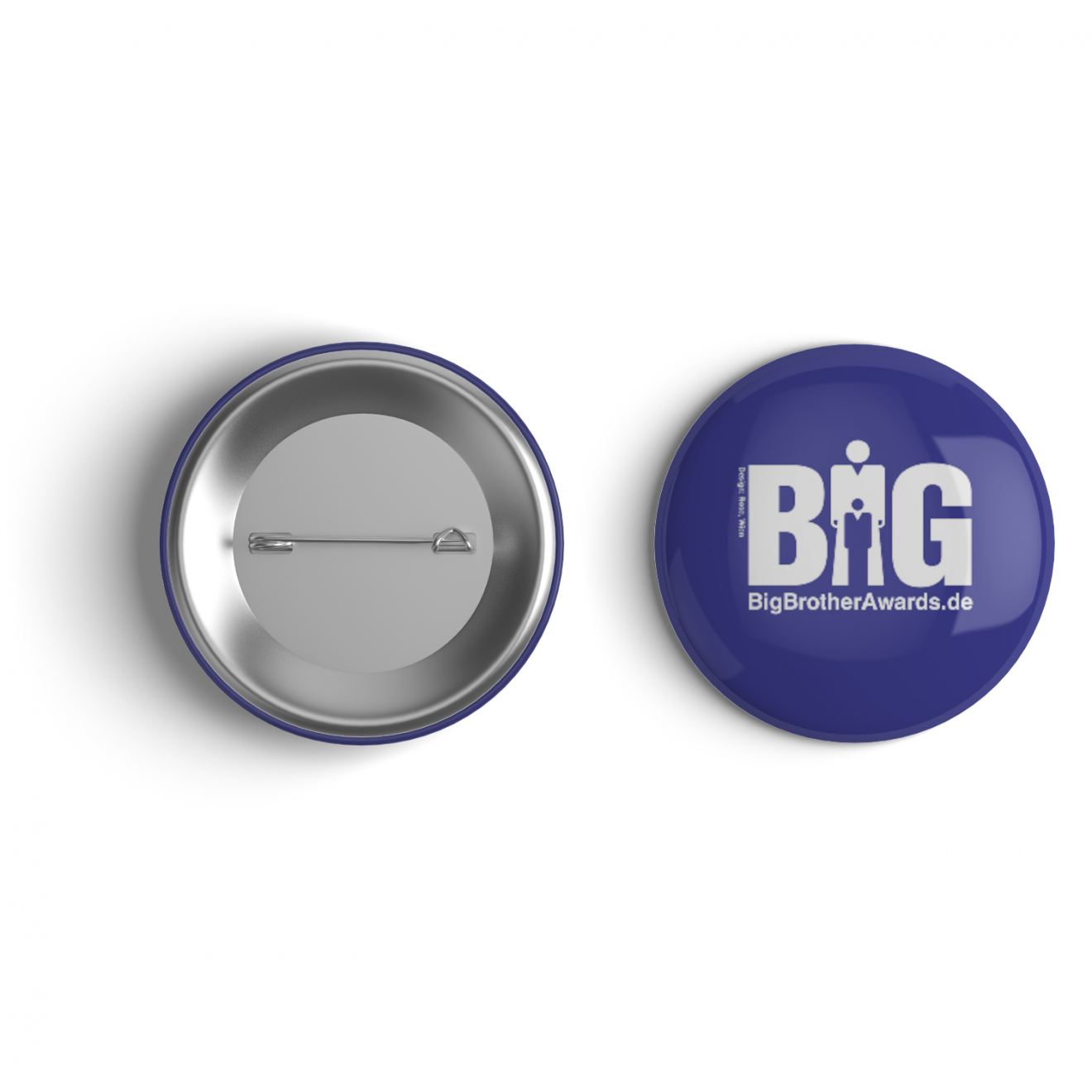 Button: BigBrotherAwards (dunkel)