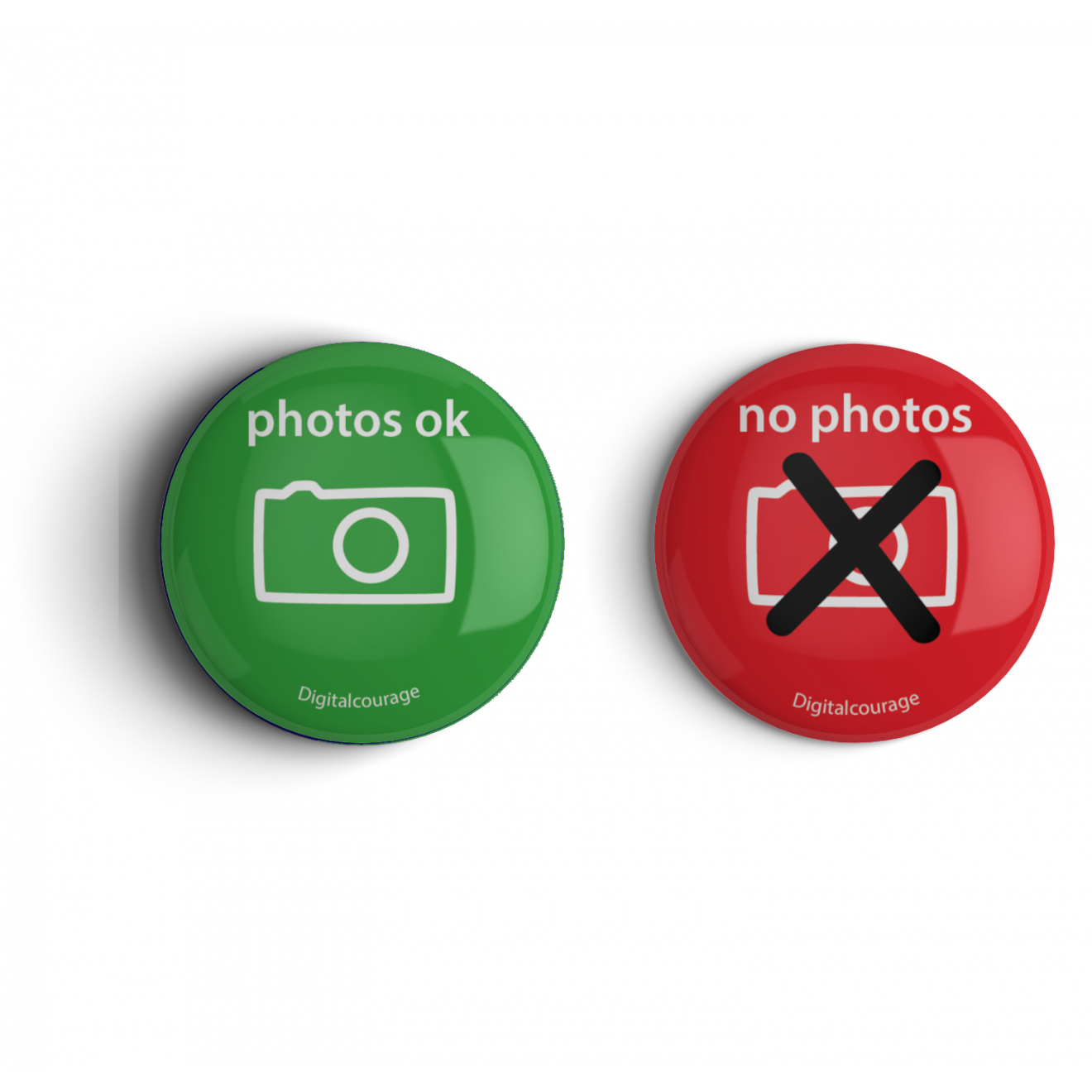 Button grün=ok, rot=keine Fotos