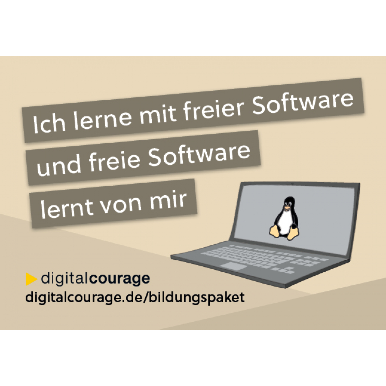 Ich lerne mit freier Software und freie Software lernt von mir