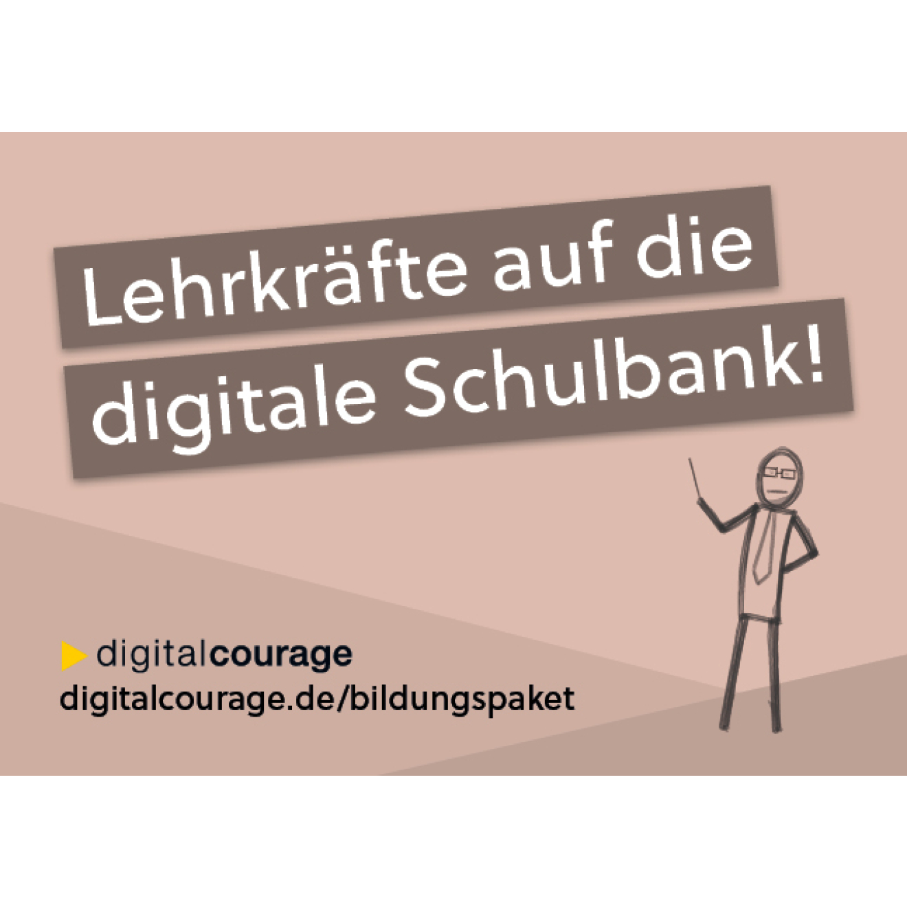 Lehrkräfte auf die digitale Schulbank!