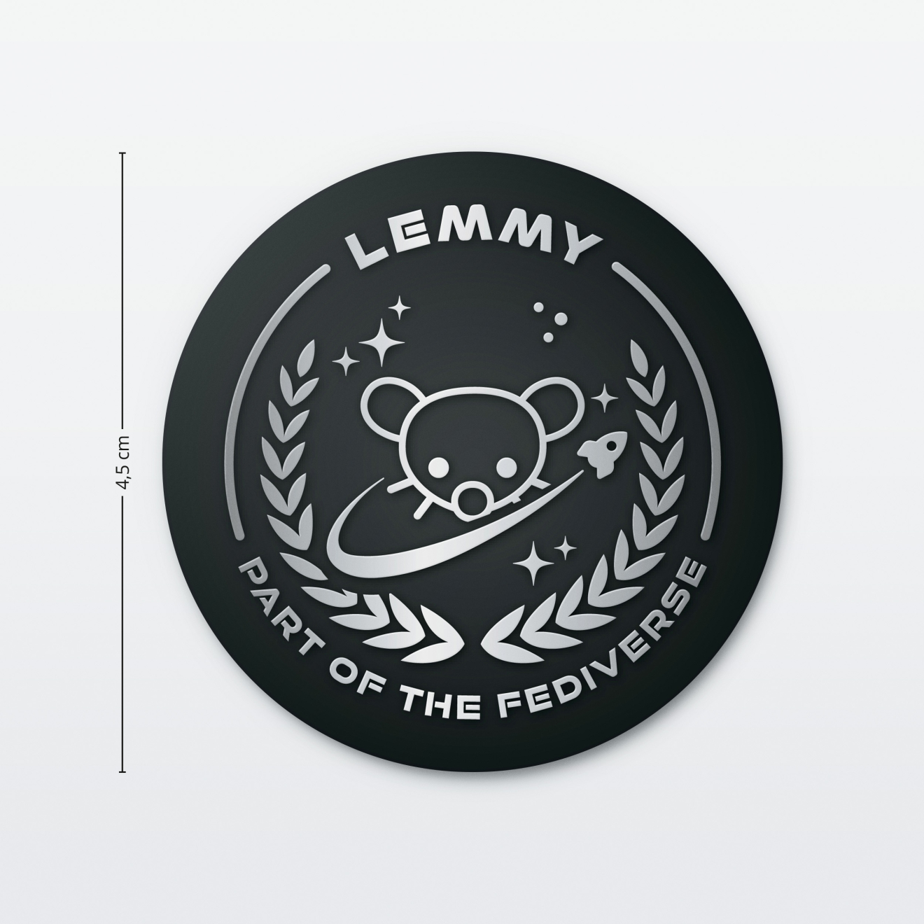 Aufkleber Friendica 4,5 cm