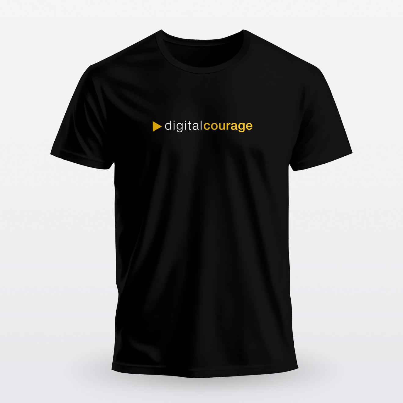 Bio T-Shirt Digitalcourage schwarz, gerader Schnitt