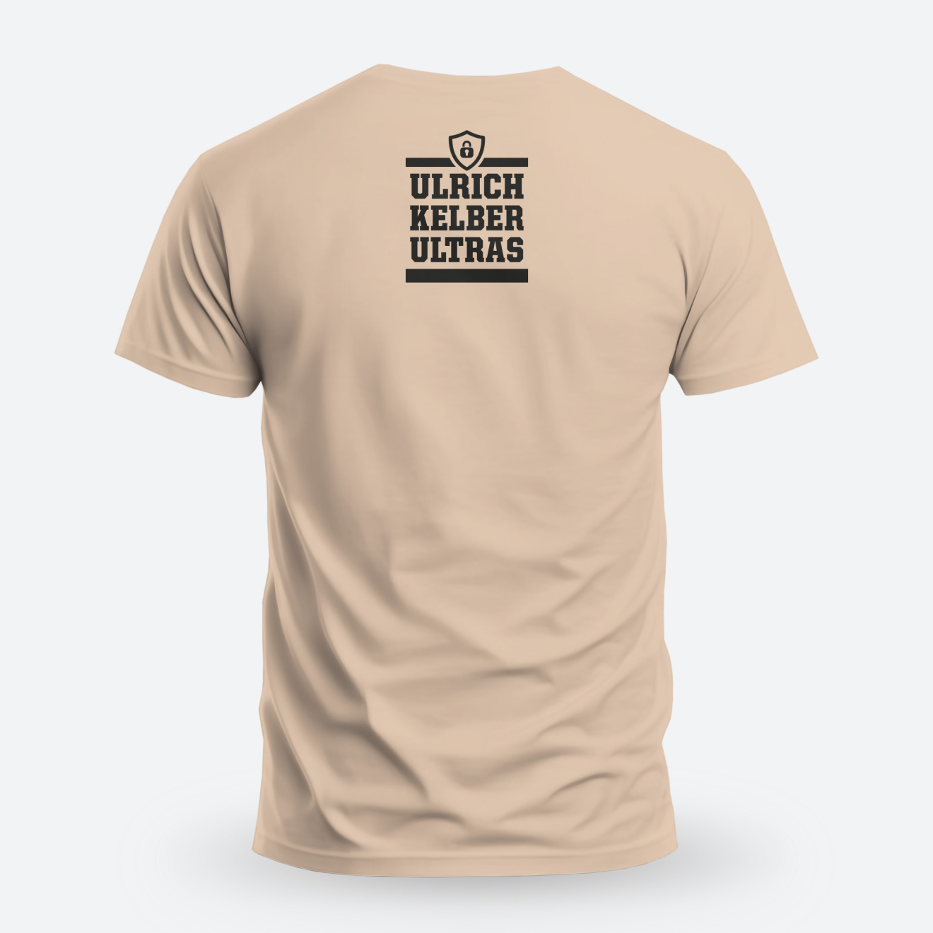 T-Shirt Rückseite schwarz