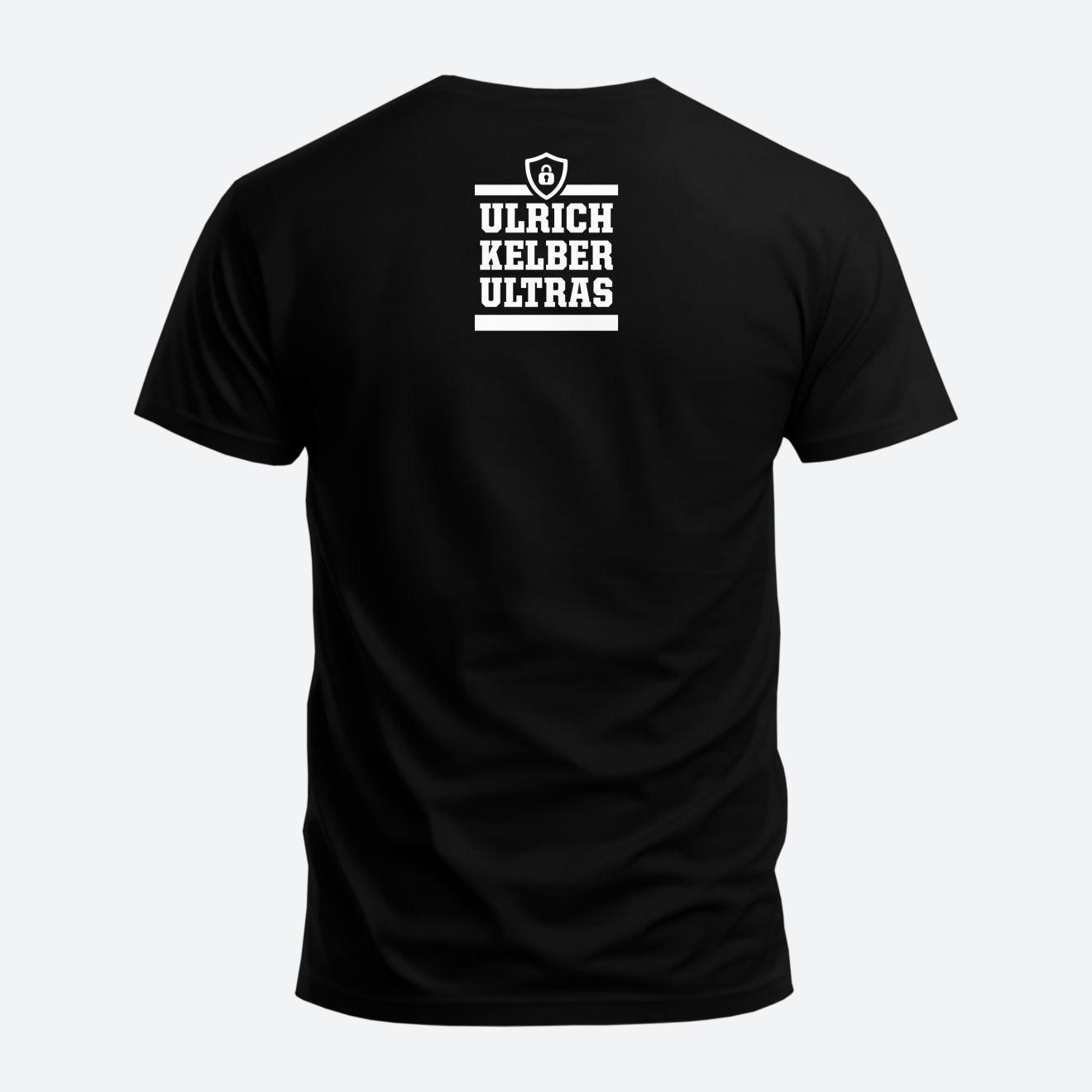 T-Shirt Rückseite schwarz