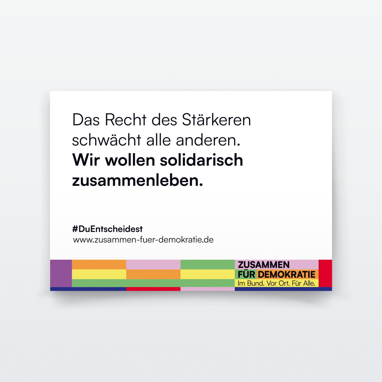 Postkarte: Kampagne 2025 (BZfD)