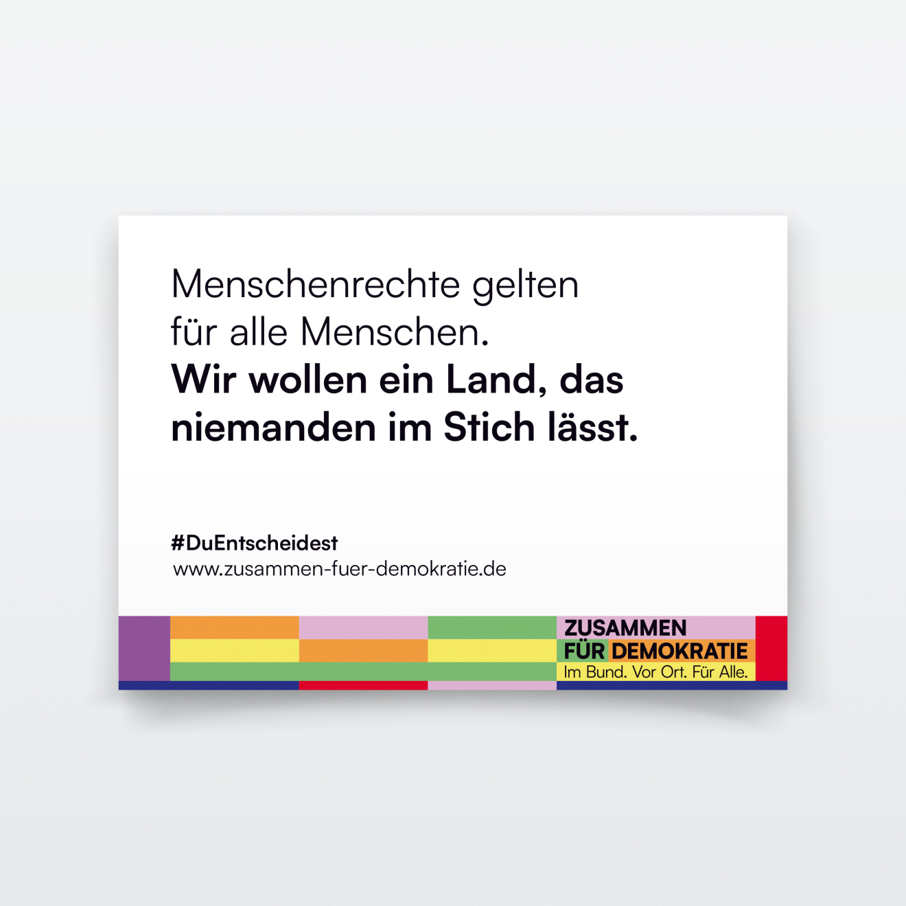 Postkarte: Kampagne 2025 (BZfD)