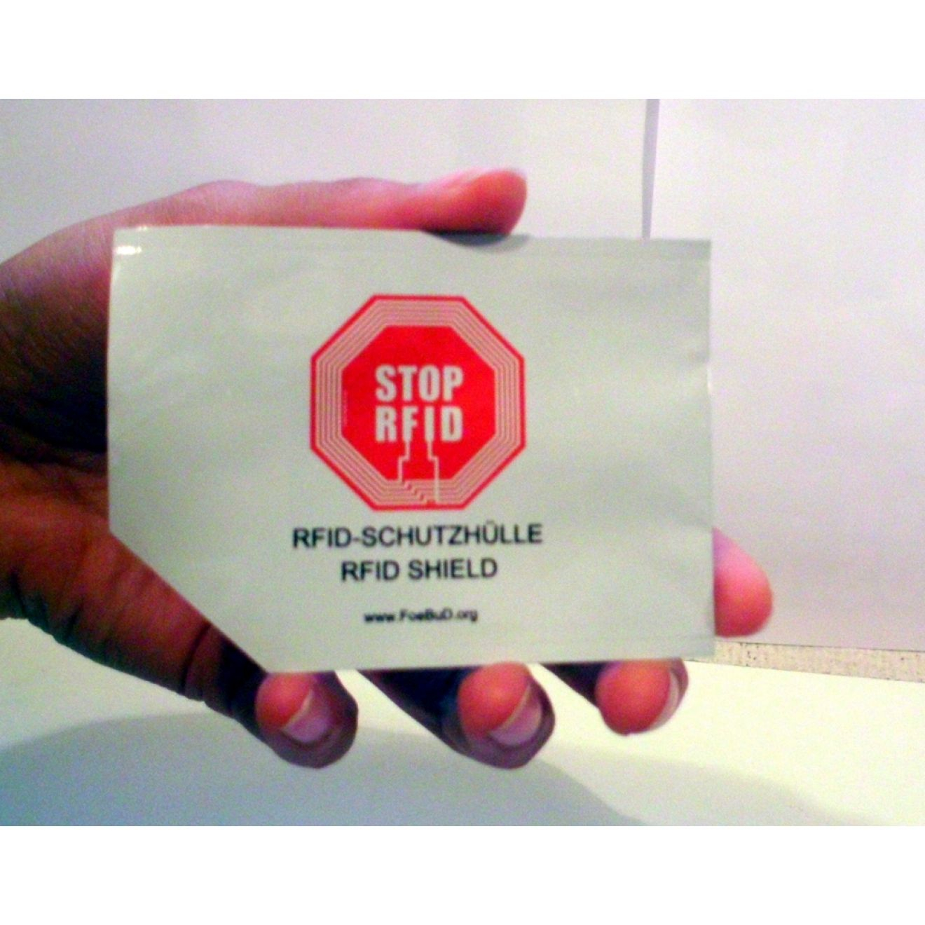 RFID-Kartenschutzhuelle, einfach RFID-Kartenschutzhuelle, einfach
