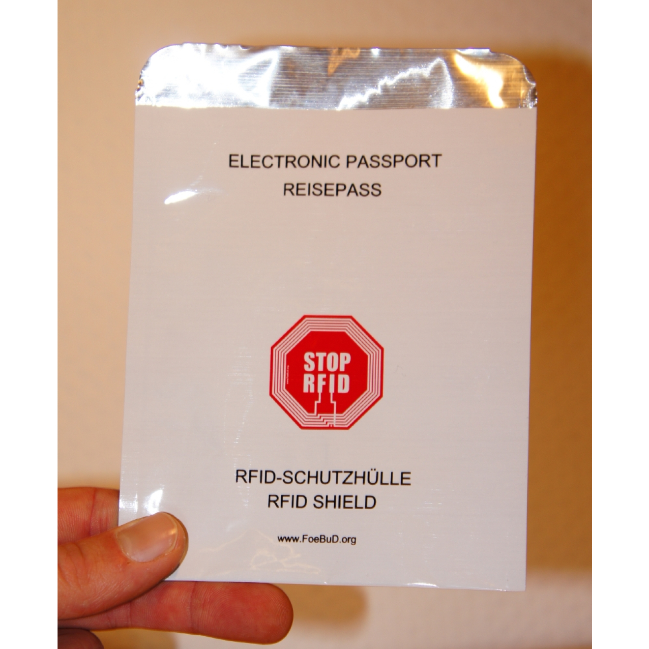 RFID-Pass-Schutzhülle, einfach RFID-Pass-Schutzhülle, einfach
