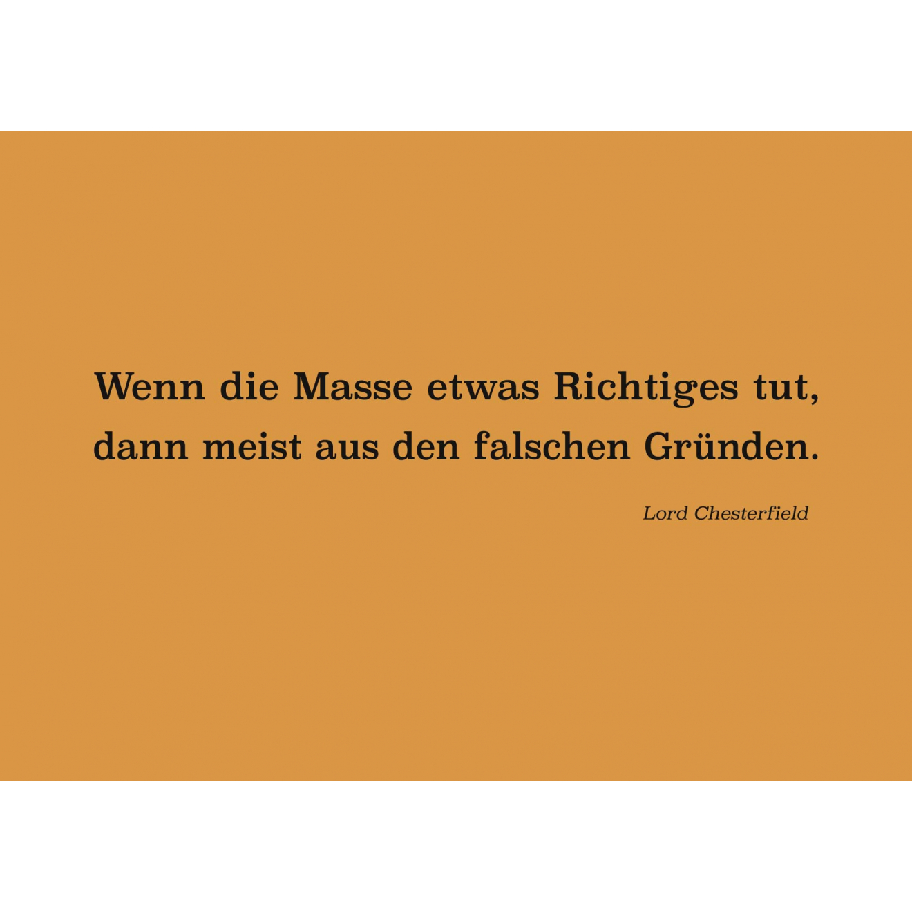 Text-Postkarte: Die Masse Text-Postkarte: Die Masse