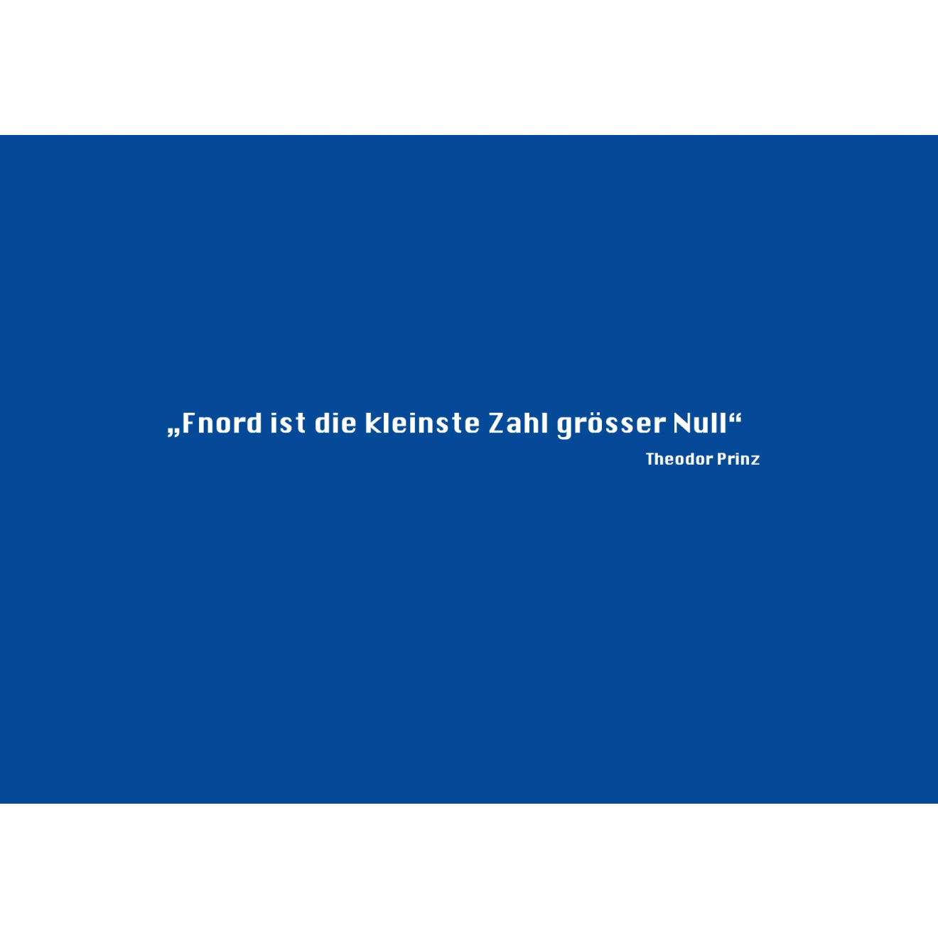 Text-Postkarte: Fnord Text-Postkarte: Fnord
