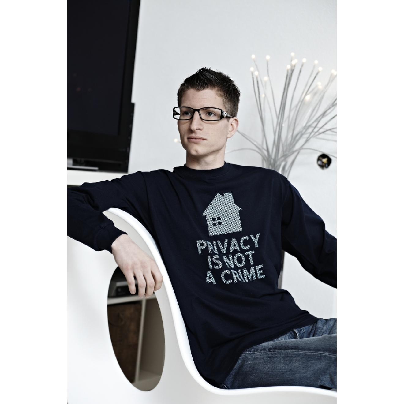 T-Shirt: Privacy is not a Crime (Langarm) T-Shirt: Privacy is not a Crime (Langarm)