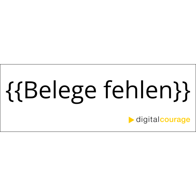 Aufkleber: Belege fehlen