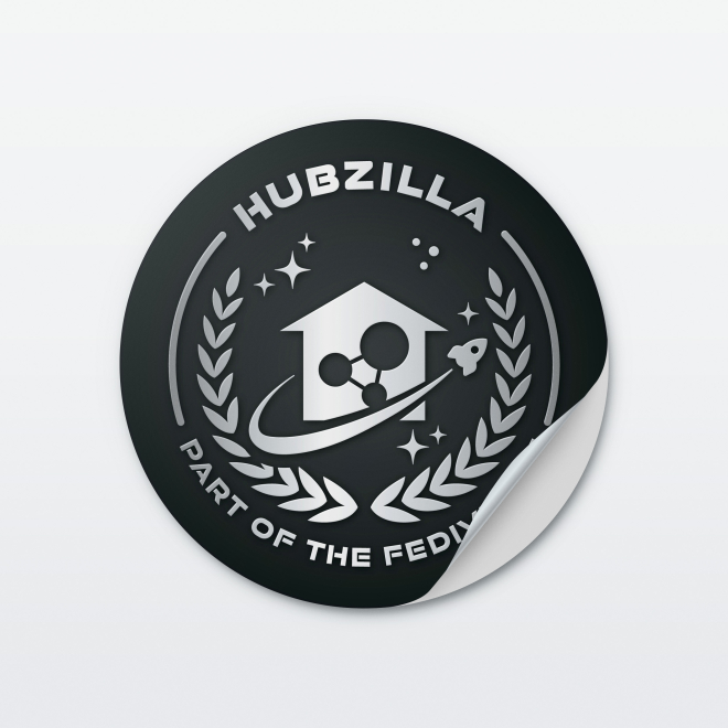 Aufkleber Friendica 4,5 cm