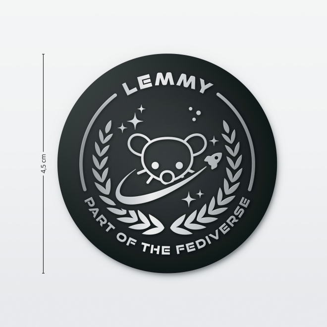 Aufkleber Friendica 4,5 cm