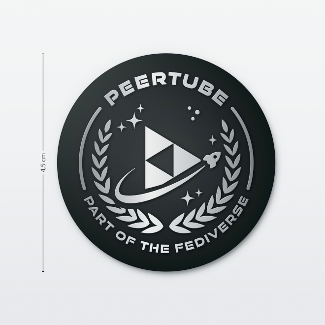 Aufkleber Social Media Done Well 4,5 cm