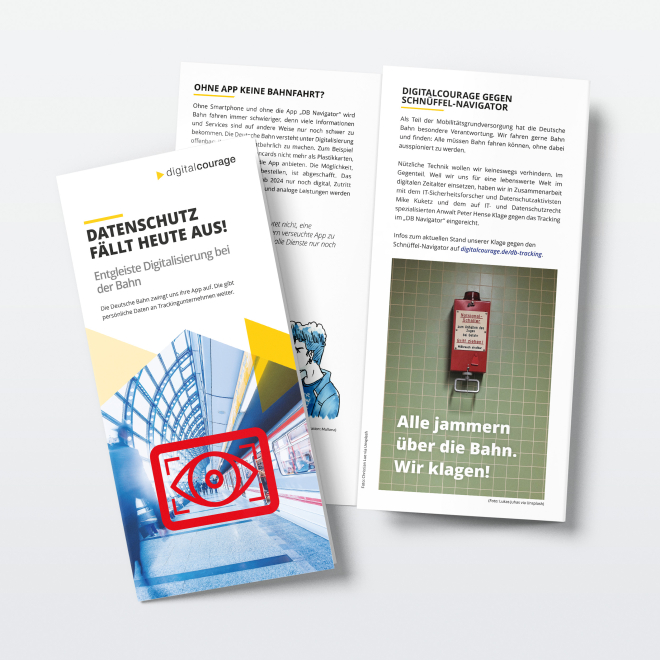 Folder: Entgleiste Digitalisierung bei der Bahn