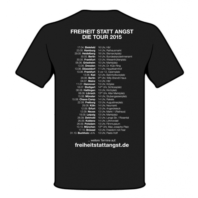 T-Shirt: FsA15 (die Tour)