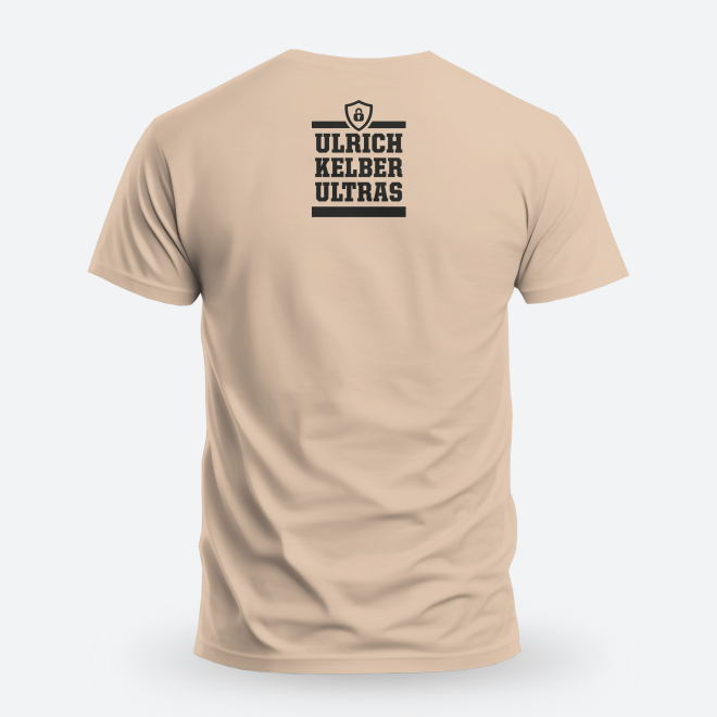 T-Shirt Rückseite schwarz