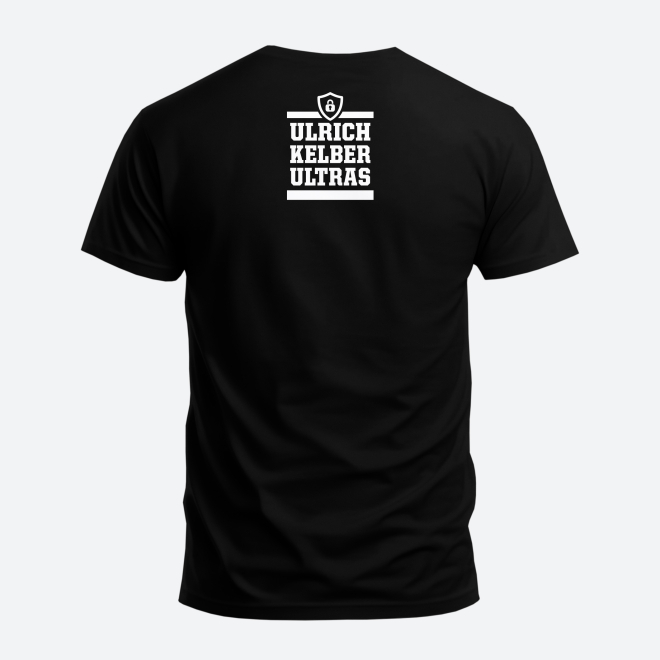 T-Shirt Rückseite schwarz