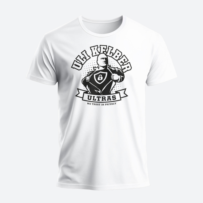 T-Shirt Kelber Ultras Vorderseite schwarz