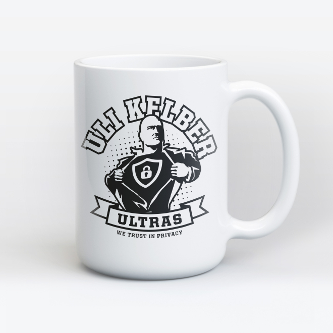 Tasse Kelber Ultras - Ansicht für Rechtshänder