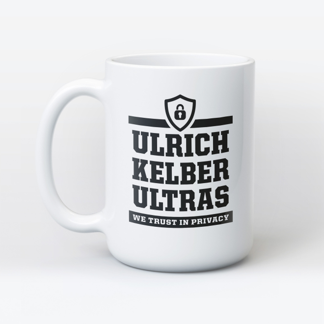 Tasse Kelber Ultras - Ansicht für Linkshänder