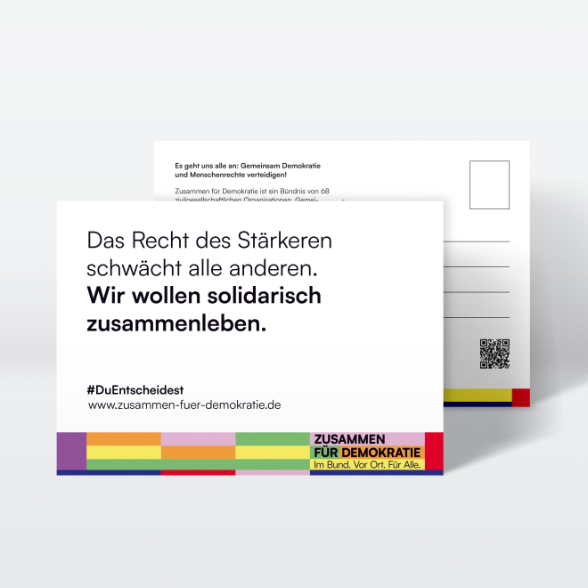 Postkarte: Kampagne 2025 (BZfD)