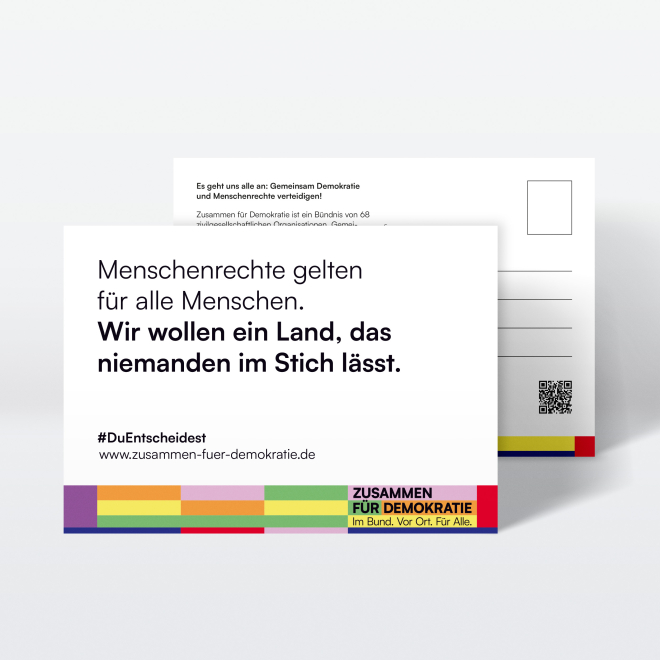 Postkarte: Kampagne 2025 (BZfD)