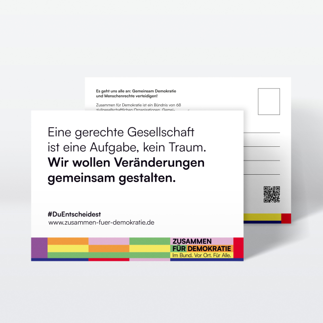 Postkarte: Kampagne 2025 (BZfD)