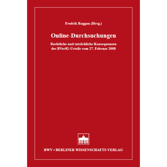 Buch: Fredrik Roggan - Online-Durchsuchungen