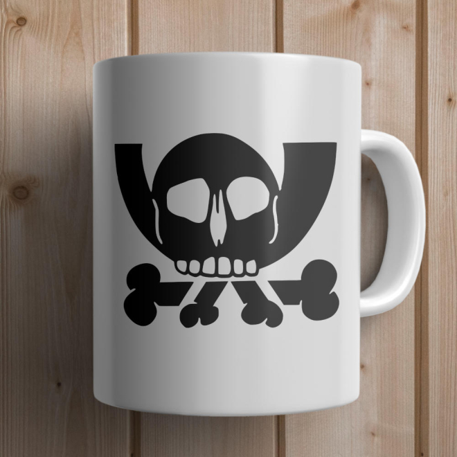 Tasse mit Pesthörnchen