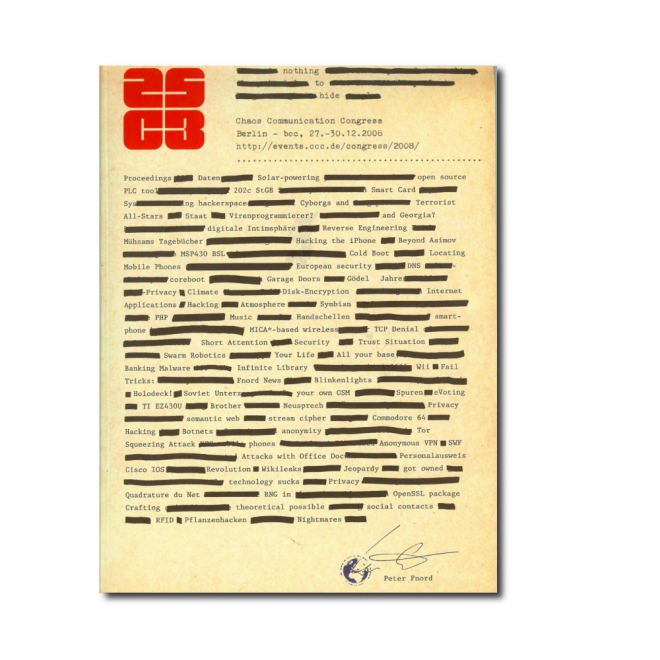 Tagungsband: 25. Chaos Communication Congress 2008