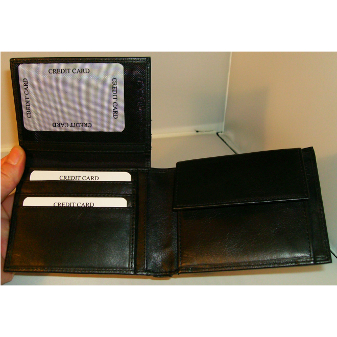 RFID-Schutz: Geldbeutel, Leder