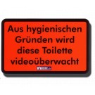 Aufkleber: Diese Toilette wird videoüberwacht (10 pcs) Aufkleber: Diese Toilette wird videoüberwacht (10 pcs)