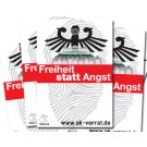 Plakat: Freiheit statt Angst (blanko) Plakat: Freiheit statt Angst (blanko)