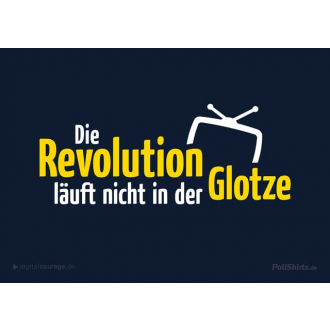 Postkarte RevolutionGlotze