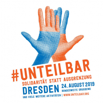 #unteilbar Aufkleber bundesweit #unteilbar Aufkleber bundesweit