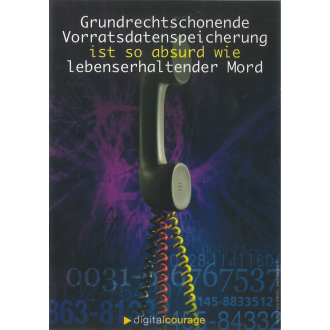 Postkarte: Grundrechtschonende VDS