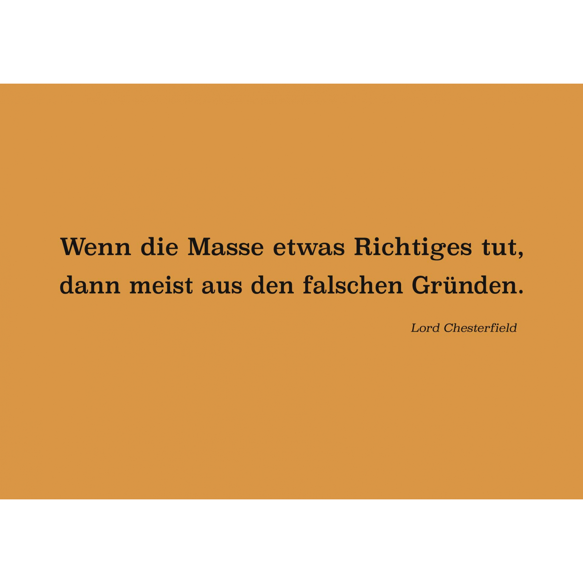 Text-Postkarte: Die Masse Text-Postkarte: Die Masse